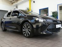 USED 2021 21 TOYOTA COROLLA 1.8 DESIGN 5d 121 BHP SAT NAV PART LEATHER PARKING SENSORS REAR CAMERA TOYOTA WARRANTY AUG 2031