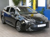 USED 2021 21 TOYOTA COROLLA 1.8 DESIGN 5d 121 BHP SAT NAV PART LEATHER PARKING SENSORS REAR CAMERA TOYOTA WARRANTY AUG 2031
