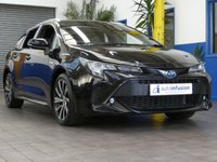 USED 2021 21 TOYOTA COROLLA 1.8 DESIGN 5d 121 BHP SAT NAV PART LEATHER PARKING SENSORS REAR CAMERA TOYOTA WARRANTY AUG 2031
