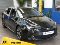 USED 2021 21 TOYOTA COROLLA 1.8 DESIGN 5d 121 BHP SAT NAV PART LEATHER PARKING SENSORS REAR CAMERA TOYOTA WARRANTY AUG 2031