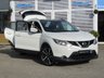 USED 2015 15 NISSAN QASHQAI 1.5 DCI TEKNA 5d 108 BHP Finished in STORM WHITE METALLIC with contrasting EBONY BLACK LEATHER HEATED SEATS. The Qashqai is one of the best selling SUV's around at the moment. This Top of the range edition is comfy, easy to drive and has enough space for 5 adults. Features include, Full heated leather, Sat Nav, Pan Roof, Electric Seats, 360  Cameras, B/Tooth, 18" Alloys and much more. Dealer serviced at 23196 miles and at 43674 miles and on arrival at 79949 miles.