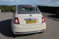 USED 2018 18 FIAT 500C 1.2 COLLEZIONE 2d 69 BHP FANTASTIC COLOUR COMBINATION