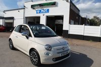 USED 2018 18 FIAT 500C 1.2 COLLEZIONE 2d 69 BHP FANTASTIC COLOUR COMBINATION