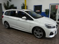 USED 2020 69 BMW 2 SERIES 1.5 218I M SPORT GRAN TOURER 5d 139 BHP 7 SEATS SAT NAV LEATHER HEATED SEATS LUMBER SUPPORT PARKING SENSORS 1 OWNER SERVICE HISTORY GOLD WARRANTY