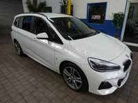 USED 2020 69 BMW 2 SERIES 1.5 218I M SPORT GRAN TOURER 5d 139 BHP 7 SEATS SAT NAV LEATHER HEATED SEATS LUMBER SUPPORT PARKING SENSORS 1 OWNER SERVICE HISTORY GOLD WARRANTY