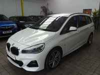 USED 2020 69 BMW 2 SERIES 1.5 218I M SPORT GRAN TOURER 5d 139 BHP 7 SEATS SAT NAV LEATHER HEATED SEATS LUMBER SUPPORT PARKING SENSORS 1 OWNER SERVICE HISTORY GOLD WARRANTY