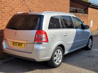 USED 2013 13 VAUXHALL ZAFIRA 1.6 DESIGN NAV 5d 113 BHP HEATED SEATS - FULL MOT - LOW MILES