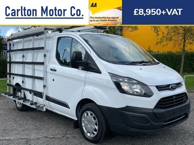 2018 67 Ford Transit Custom 2.0 290 LR [ GLAZIERS / FRAIL RACK ] P/V 104 BHP