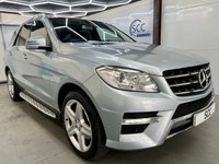 USED 2014 64 MERCEDES-BENZ M-CLASS 3.0 ML350 V6 BlueTEC AMG Sport SUV 5dr Diesel G-Tronic 4WD Euro 6 (s/s) (258 ps) Pan Roof,Sat Nav,&pound;13k Extras