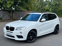 USED 2013 63 BMW X3 3.0 XDRIVE30D M SPORT 5d 255 BHP 