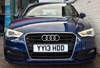 USED 2013 13 AUDI A3 1.4TFSi S-LINE 3 DOOR 6-SPEED 121 BHP LED DRL / Bluetooth / &pound;35 Road Tax