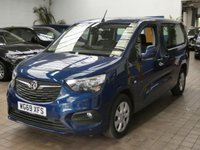 USED 2019 69 VAUXHALL COMBO LIFE 1.2 ENERGY XL S/S 5d 109 BHP 5 SEATS CRUISE CONTROL PARKING SENSORS 1 OWNER 6 MONTHS GOLD WARRANTY