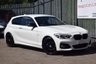 USED 2015 15 BMW 1 SERIES 1.6 118I M SPORT 3d 134 BHP RED LEATHER - HEATED SEATS