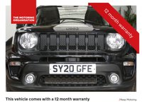USED 2020 20 JEEP RENEGADE 1.0 GSE NIGHT EAGLE 5d 118 BHP SAT NAV CRUISE CONTROL PARKING SENSORS 1 OWNER 6 MONTHS GOLD WARRANTY