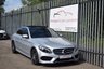 USED 2018 18 MERCEDES-BENZ C-CLASS 2.1 C 220 D 4MATIC AMG LINE PREMIUM PLUS 4d 170 BHP DRIVING ASSISTANCE PACK - 19" - PAN ROOF - BURMESTER - MEM SEATS