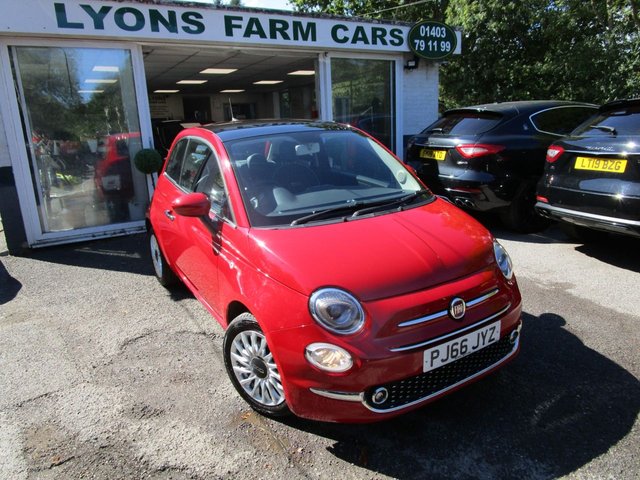 2016 66 Fiat 500 1.2 LOUNGE 3d 69 BHP NEW SHAPE