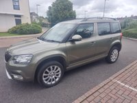 USED 2015 65 SKODA YETI 2.0 SE L TDI SCR 5d 109 BHP EURO 6 CAZ AND ULEZ COMPLIANT SAT NAV LEATHER HEATED SEATS DAB EXCELLENT SERVICE HISTORY
