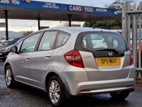 USED 2011 11 HONDA JAZZ 1.3 I-VTEC ES 5d 98 BHP THIS CAR COMES WITH 12 MONTHS WARRANTY , BREAKDOWN COVER & RECOVERY++   AUX+  USB CONNECTIVITY+  TRACTION CONTROL+  CLIMATE CONTROL+  REAR PARKING SENSORS+  15 INCH ALLOY WHEELS
