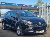 USED 2015 15 RENAULT CAPTUR 1.5 DYNAMIQUE MEDIANAV DCI 5d 90 BHP CRUISE CONTROL +  LED DAY TIME RUNNING LIGHTS +  CLIMATE CONTROL +  BLUETOOTH +  USB +  AUX +  RAIN SENSORS +  AUTOMATIC LIGHTS +  FOG LIGHTS +  KEYLESS START +  SAT NAV +  17 INCH ALLOY WHEELS +  TRACTION CONTROL +