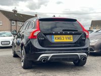 USED 2013 63 VOLVO V60 2.0 D3 R-DESIGN LUX NAV 5d 134 BHP CRUISE CONTROL + DAB + USB + AUX + DUAL ZONE CLIMATE CONTROL + PRIVACY GLASS +