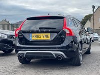 USED 2013 63 VOLVO V60 2.0 D3 R-DESIGN LUX NAV 5d 134 BHP CRUISE CONTROL + DAB + USB + AUX + DUAL ZONE CLIMATE CONTROL + PRIVACY GLASS +