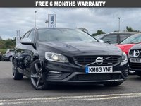 USED 2013 63 VOLVO V60 2.0 D3 R-DESIGN LUX NAV 5d 134 BHP CRUISE CONTROL + DAB + USB + AUX + DUAL ZONE CLIMATE CONTROL + PRIVACY GLASS +