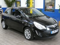 USED 2012 62 VAUXHALL CORSA 1.2 ACTIVE AC 3d 83 BHP NICE TIDY EXAMPLE LADY OWNER 9 SERVICES TO 93K MILES