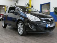 USED 2012 62 VAUXHALL CORSA 1.2 ACTIVE AC 3d 83 BHP NICE TIDY EXAMPLE LADY OWNER 9 SERVICES TO 93K MILES
