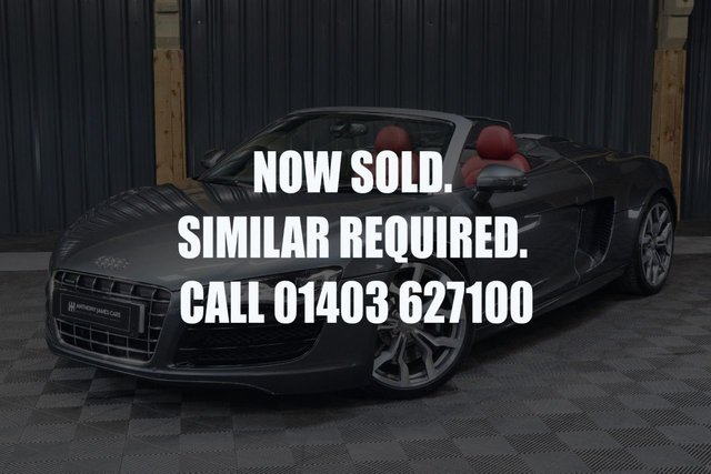 2011 60 Audi R8 5.2 SPYDER V10 QUATTRO 2d 519 BHP