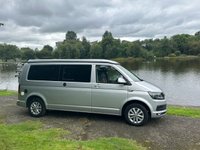 USED 2017 17 VOLKSWAGEN TRANSPORTER 4 BERTH LUXURY CAMPERVAN WITH REAR TAILGATE 2.0 T30 TDI  HIGHLINE BMT 150 BHP VOLKSWAGEN TRANSPORTER CALEDONIAN CAMPERS CONVERSION LONG WHEEL BASE 150 BHP 4 BERTH LUXURY CAMPERVAN WITH REAR TAILGATE AND REAR EXYERNAL SHOWER