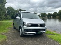 USED 2017 17 VOLKSWAGEN TRANSPORTER 4 BERTH LUXURY CAMPERVAN WITH REAR TAILGATE 2.0 T30 TDI  HIGHLINE BMT 150 BHP VOLKSWAGEN TRANSPORTER CALEDONIAN CAMPERS CONVERSION LONG WHEEL BASE 150 BHP 4 BERTH LUXURY CAMPERVAN WITH REAR TAILGATE AND REAR EXYERNAL SHOWER