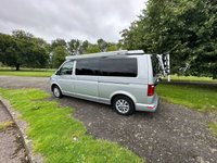 USED 2017 17 VOLKSWAGEN TRANSPORTER 4 BERTH LUXURY CAMPERVAN WITH REAR TAILGATE 2.0 T30 TDI  HIGHLINE BMT 150 BHP VOLKSWAGEN TRANSPORTER CALEDONIAN CAMPERS CONVERSION LONG WHEEL BASE 150 BHP 4 BERTH LUXURY CAMPERVAN WITH REAR TAILGATE AND REAR EXYERNAL SHOWER