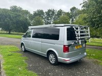 USED 2017 17 VOLKSWAGEN TRANSPORTER 4 BERTH LUXURY CAMPERVAN WITH REAR TAILGATE 2.0 T30 TDI  HIGHLINE BMT 150 BHP VOLKSWAGEN TRANSPORTER CALEDONIAN CAMPERS CONVERSION LONG WHEEL BASE 150 BHP 4 BERTH LUXURY CAMPERVAN WITH REAR TAILGATE AND REAR EXYERNAL SHOWER