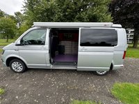 USED 2017 17 VOLKSWAGEN TRANSPORTER 4 BERTH LUXURY CAMPERVAN WITH REAR TAILGATE 2.0 T30 TDI  HIGHLINE BMT 150 BHP VOLKSWAGEN TRANSPORTER CALEDONIAN CAMPERS CONVERSION LONG WHEEL BASE 150 BHP 4 BERTH LUXURY CAMPERVAN WITH REAR TAILGATE AND REAR EXYERNAL SHOWER