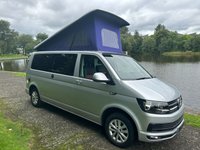 USED 2017 17 VOLKSWAGEN TRANSPORTER 4 BERTH LUXURY CAMPERVAN WITH REAR TAILGATE 2.0 T30 TDI  HIGHLINE BMT 150 BHP VOLKSWAGEN TRANSPORTER CALEDONIAN CAMPERS CONVERSION LONG WHEEL BASE 150 BHP 4 BERTH LUXURY CAMPERVAN WITH REAR TAILGATE AND REAR EXYERNAL SHOWER