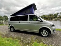 USED 2017 17 VOLKSWAGEN TRANSPORTER 4 BERTH LUXURY CAMPERVAN WITH REAR TAILGATE 2.0 T30 TDI  HIGHLINE BMT 150 BHP VOLKSWAGEN TRANSPORTER CALEDONIAN CAMPERS CONVERSION LONG WHEEL BASE 150 BHP 4 BERTH LUXURY CAMPERVAN WITH REAR TAILGATE AND REAR EXYERNAL SHOWER