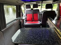 USED 2017 17 VOLKSWAGEN TRANSPORTER 4 BERTH LUXURY CAMPERVAN WITH REAR TAILGATE 2.0 T30 TDI  HIGHLINE BMT 150 BHP VOLKSWAGEN TRANSPORTER CALEDONIAN CAMPERS CONVERSION LONG WHEEL BASE 150 BHP 4 BERTH LUXURY CAMPERVAN WITH REAR TAILGATE AND REAR EXYERNAL SHOWER