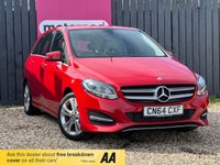 USED 2014 64 MERCEDES-BENZ B-CLASS 1.5 B180 CDI SPORT 5d 107 BHP REAR PARKING CAM + NAV + BT