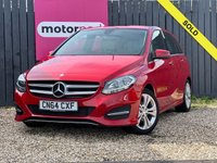 USED 2014 64 MERCEDES-BENZ B-CLASS 1.5 B180 CDI SPORT 5d 107 BHP REAR PARKING CAM + NAV + BT