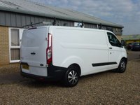 USED 2015 65 FORD TRANSIT CUSTOM 2.2 290 LR P/V 124 BHP www.suffolkcarcentre.co.uk - Located at Reydon