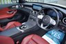 USED 2018 68 MERCEDES-BENZ C-CLASS 2.0 C 300 D AMG LINE PREMIUM PLUS 2d 242 BHP RED LEATHER - BURMESTER SOUND - RED ROOF - DIGITAL COCKPIT - 19"