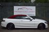 USED 2018 68 MERCEDES-BENZ C-CLASS 2.0 C 300 D AMG LINE PREMIUM PLUS 2d 242 BHP RED LEATHER - BURMESTER SOUND - RED ROOF - DIGITAL COCKPIT - 19"