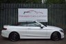 USED 2018 68 MERCEDES-BENZ C-CLASS 2.0 C 300 D AMG LINE PREMIUM PLUS 2d 242 BHP RED LEATHER - BURMESTER SOUND - RED ROOF - DIGITAL COCKPIT - 19"