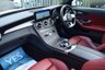 USED 2018 68 MERCEDES-BENZ C-CLASS 2.0 C 300 D AMG LINE PREMIUM PLUS 2d 242 BHP RED LEATHER - BURMESTER SOUND - RED ROOF - DIGITAL COCKPIT - 19"