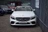 USED 2018 68 MERCEDES-BENZ C-CLASS 2.0 C 300 D AMG LINE PREMIUM PLUS 2d 242 BHP RED LEATHER - BURMESTER SOUND - RED ROOF - DIGITAL COCKPIT - 19"
