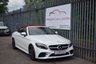 USED 2018 68 MERCEDES-BENZ C-CLASS 2.0 C 300 D AMG LINE PREMIUM PLUS 2d 242 BHP RED LEATHER - BURMESTER SOUND - RED ROOF - DIGITAL COCKPIT - 19"
