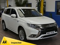 USED 2019 MITSUBISHI OUTLANDER 2.4 PHEV 4H 5d 207 BHP APP BASED SAT NAV LEATHER REAR VIEW CAMERA 1 OWNER SERVICE HISTORY MITSUBISHI WARRANTY
