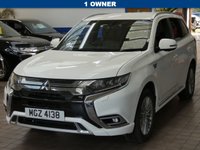USED 2019 MITSUBISHI OUTLANDER 2.4 PHEV 4H 5d 207 BHP APP BASED SAT NAV LEATHER REAR VIEW CAMERA 1 OWNER SERVICE HISTORY MITSUBISHI WARRANTY