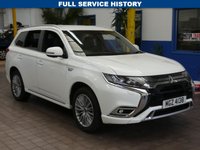 USED 2019 MITSUBISHI OUTLANDER 2.4 PHEV 4H 5d 207 BHP APP BASED SAT NAV LEATHER REAR VIEW CAMERA 1 OWNER SERVICE HISTORY MITSUBISHI WARRANTY