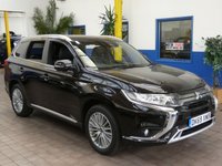 USED 2019 69 MITSUBISHI OUTLANDER 2.4 PHEV DYNAMIC SAFETY 5d 222 BHP APP SAT NAV LEATHER CAMERA PARKING SENSORS MITSUBISHI WARRANTY TILL SEPT 2024
